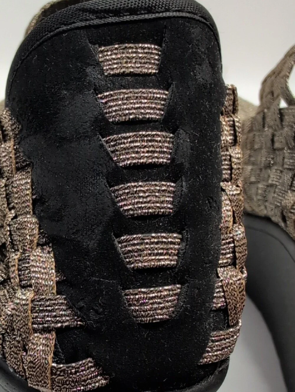 Steven By Steve Madden woven metallic